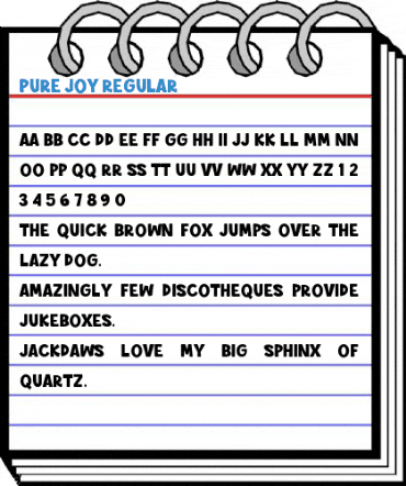 Pure Joy Regular Font