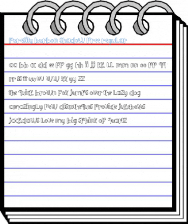 Puresity Burbon Shadow FREE Regular Font