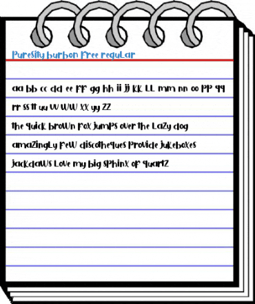 Puresity Burbon FREE Regular Font