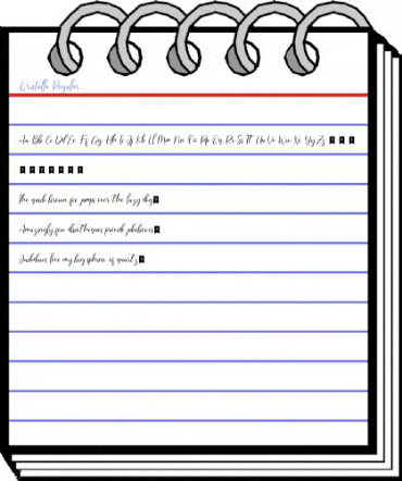 Qristalla Regular Font