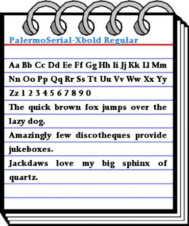 PalermoSerial-Xbold Font