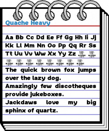 Quache Heavy Font