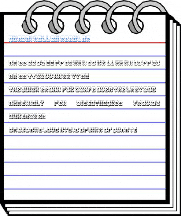 Quadri Hollow Regular Font