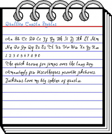 Quallien Cansta Regular Font