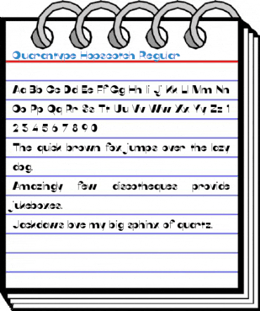 Quarantype Hopscotch Regular Font