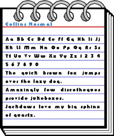 Collins Normal Font