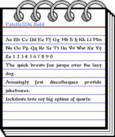 PaletteSSK Font