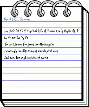 Quiet FREE Regular Font
