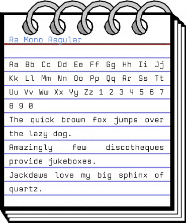 Ra Mono Regular Font