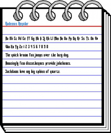 Rademos Regular Font