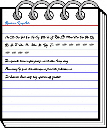 Radens Regular Font
