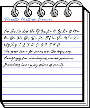 Ragellia Mellinda Regular Font