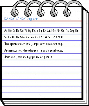 RANDY CANDY Regular Font