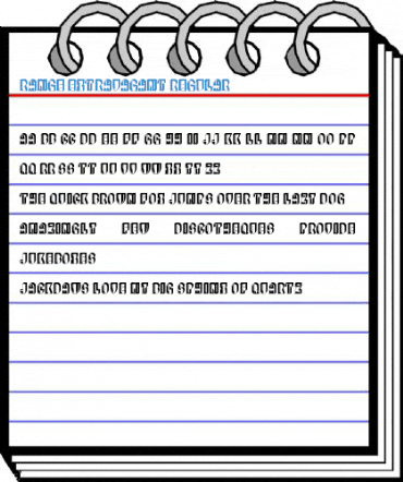 Range Extravagant Regular Font