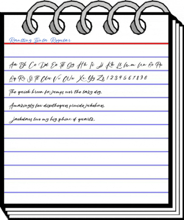 Rantting Tjinta Regular Font