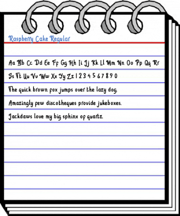Raspberry Cake Regular Font