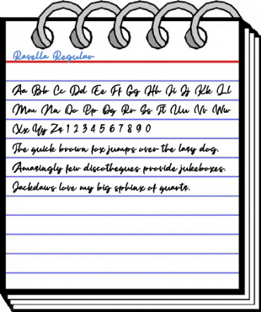 Ravella Regular Font