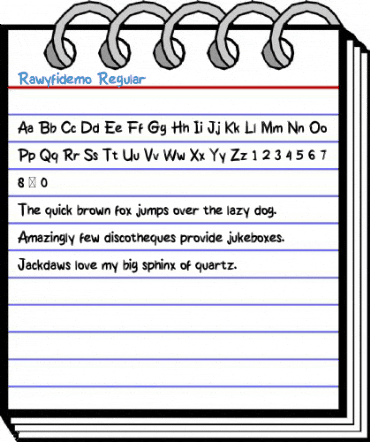 Rawyfidemo Regular Font