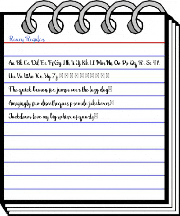 Raxey Regular Font