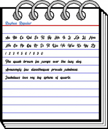 Rayhue Regular Font