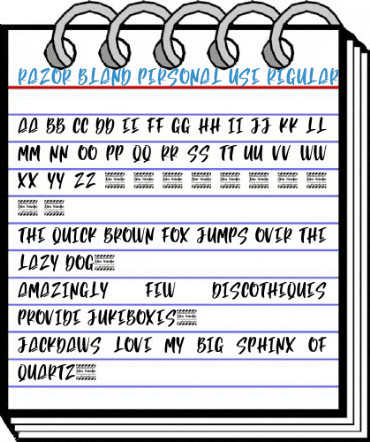 Razor Bland Personal Use Regular Font