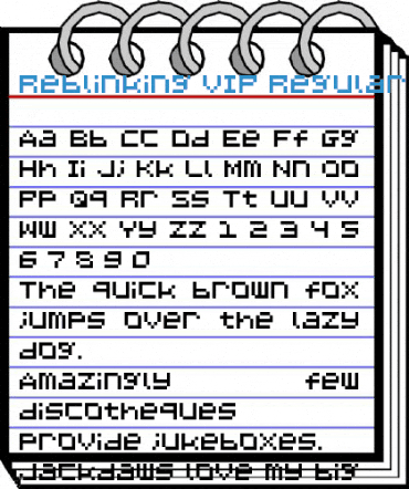 Reblinking VIP Regular Font