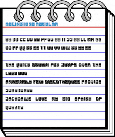 Recinzione Regular Font