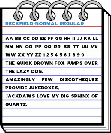RECKFIELD-NORMAL Regular Font