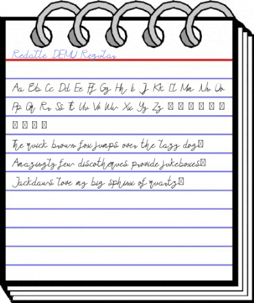 Redalle DEMO Regular Font