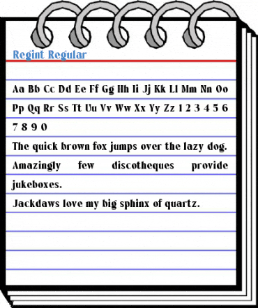 Regint Regular Font