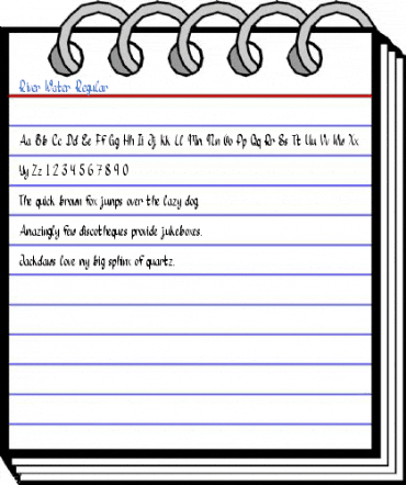 River Water Regular Font