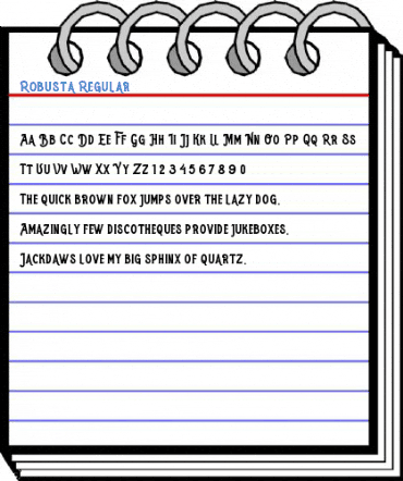 Robusta Regular Font