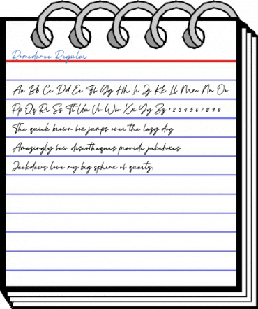 Romedance Regular Font