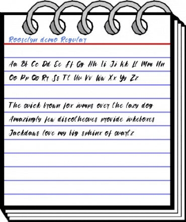 Rooselyn demo Regular Font