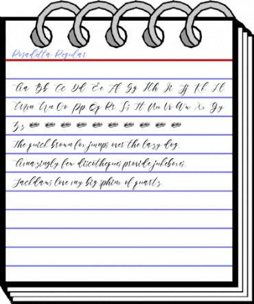Rosadetta Regular Font