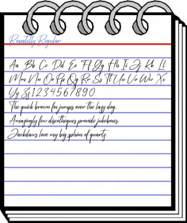 Rossatelly Regular Font