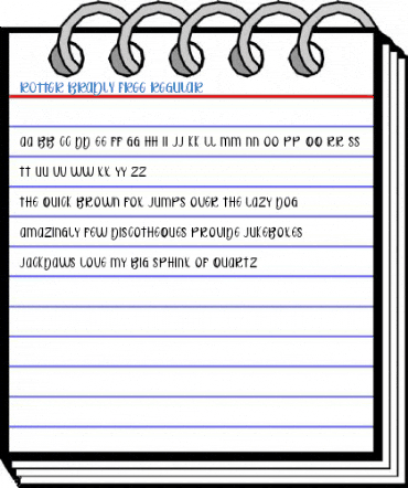 Rotter Bradly FREE Regular Font