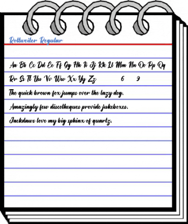 Rottweiler Regular Font