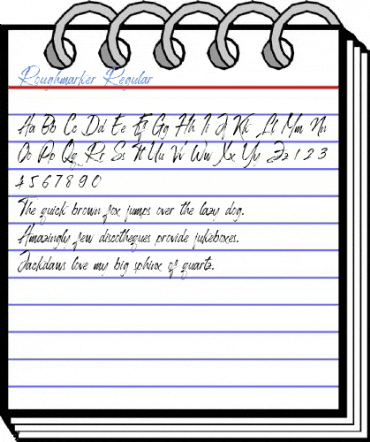 Roughmarker Regular Font