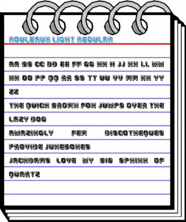 Rouleaux Light Regular Font