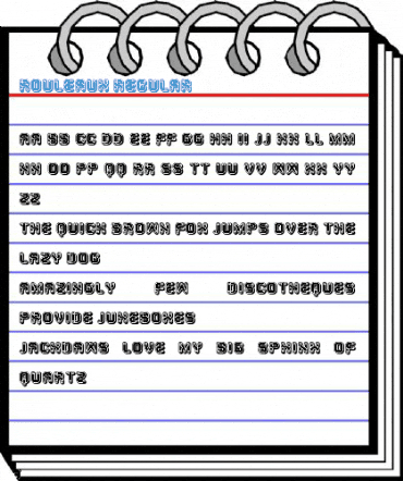 Rouleaux Regular Font