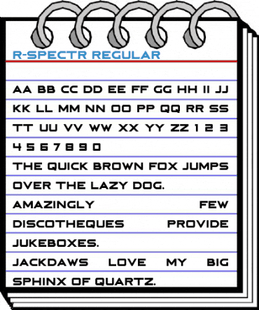 R-Spectr Regular Font