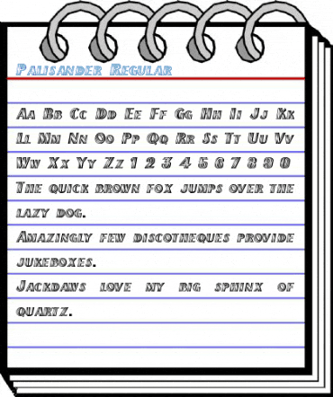 Palisander Regular Font