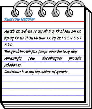 Runcrow Regular Font