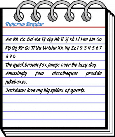 Runcrow Regular Font