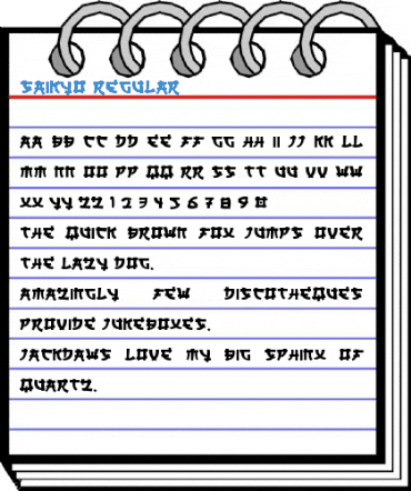 SAIKYO Regular Font