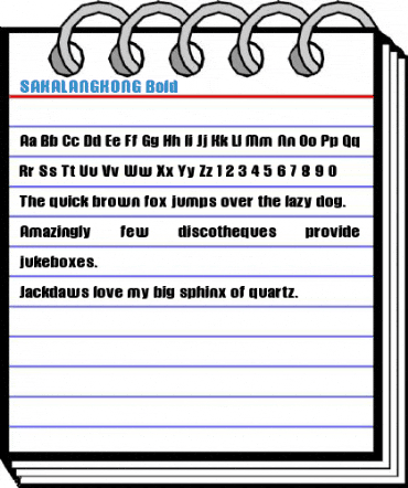 SAKALANGKONG Bold Font