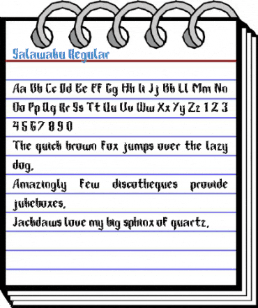 Salawaku Regular Font