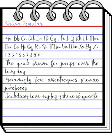 Sallsa Regular Font