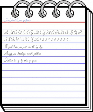 SanttyVelvethiaDemo Regular Font